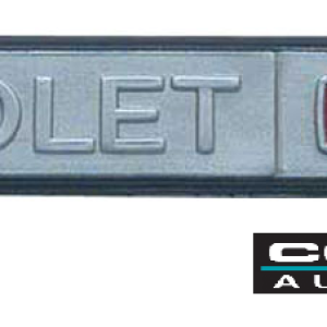 Emblema para tapa de guantera de camionetas Chevrolet 1969 y 1970