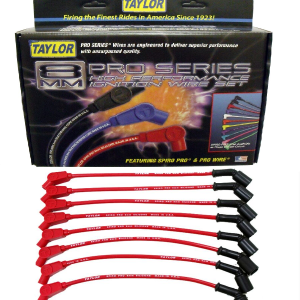 Cables largos de bujías, Taylor de135° motor LS color rojo